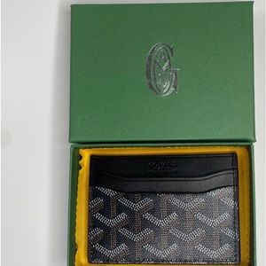 Goyard card holder in black